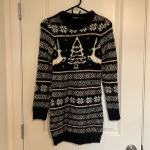 Boohoo Christmas Sweater Dress